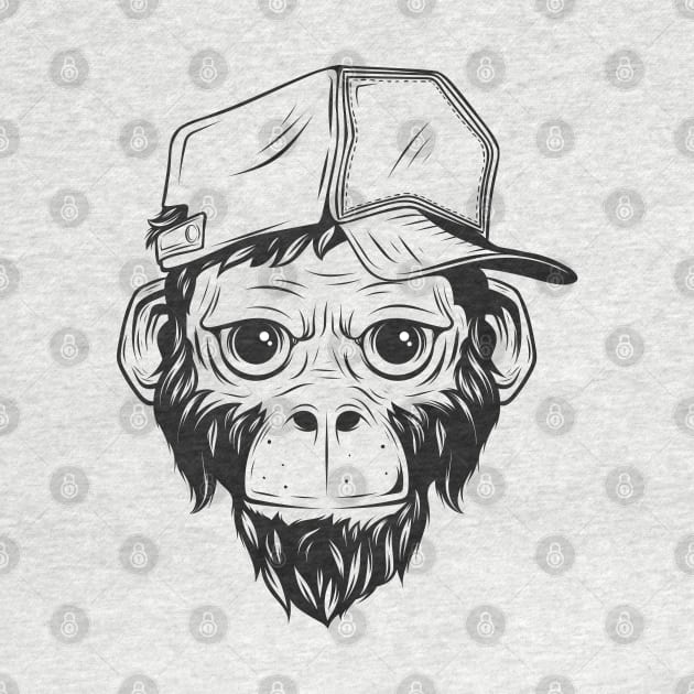 Baby Chimpanzee by Mako Design 